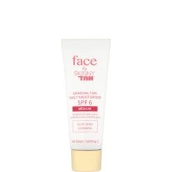 Face By Skinny Tan Gradual Tan Daily Moisturiser Medium 50ml