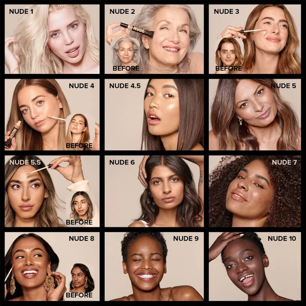 NUDESTIX Nudefix Cream Concealer 10ml (Various Shades) 6 NUDESTIX Nudefix Cream Concealer 10ml (Various Shades) - Image 4