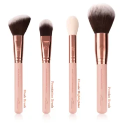 Luvia Essential Brushes Set - Rose Golden Vintage 10 Luvia Essential Brushes Set - Rose Golden Vintage -Fashion Cosmetics Store 12795430 1824857289025124