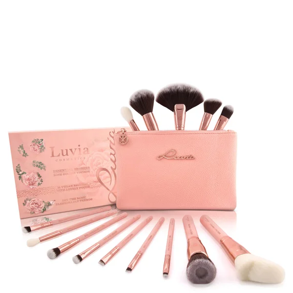 Luvia Essential Brushes Set - Rose Golden Vintage 3 Luvia Essential Brushes Set - Rose Golden Vintage