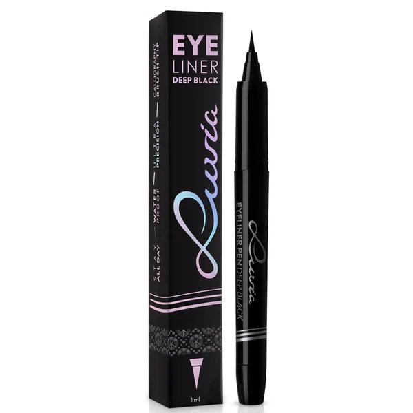 Luvia Eyeliner Pen - Deep Black 1ml 4 Luvia Eyeliner Pen - Deep Black 1ml - Image 2