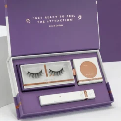 Lola's Lashes Amethyst Magnetic Eyelash Kit - Black Eyeliner -Fashion Cosmetics Store 13120867 4404936348977450