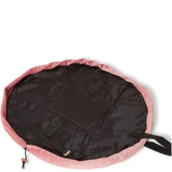 The Flat Lay Co. Drawstring Bag - Pink Velvet -Fashion Cosmetics Store 13308327 1185045688157230