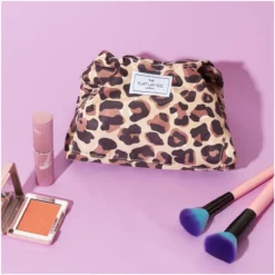 The Flat Lay Co. Drawstring Bag - Leopard Print -Fashion Cosmetics Store 13308328 1515045688449352