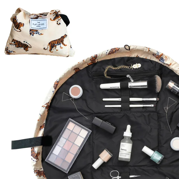 The Flat Lay Co. Drawstring Bag - Beige Tigers 7 The Flat Lay Co. Drawstring Bag - Beige Tigers - Image 5