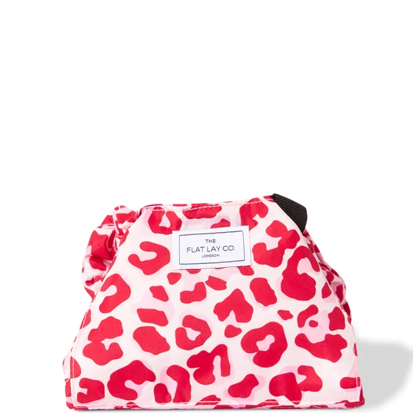 The Flat Lay Co. Drawstring Bag - Pink Leopard 3 The Flat Lay Co. Drawstring Bag - Pink Leopard
