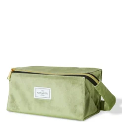 The Flat Lay Co. Open Flat Box Bag - Green Velvet -Fashion Cosmetics Store 13308339 1675045690216379