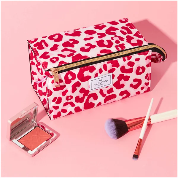 The Flat Lay Co. Open Flat Box Bag - Pink Leopard 8 The Flat Lay Co. Open Flat Box Bag - Pink Leopard - Image 6