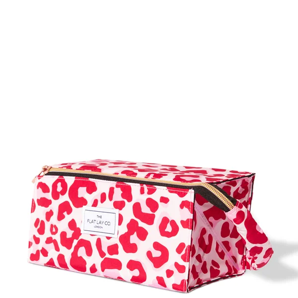 The Flat Lay Co. Open Flat Box Bag - Pink Leopard 4 The Flat Lay Co. Open Flat Box Bag - Pink Leopard - Image 2