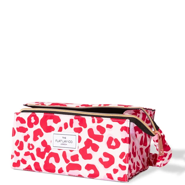 The Flat Lay Co. Open Flat Box Bag - Pink Leopard 5 The Flat Lay Co. Open Flat Box Bag - Pink Leopard - Image 3