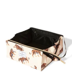 The Flat Lay Co. Open Flat Box Bag - Beige Tigers -Fashion Cosmetics Store 13308341 1875045690758800