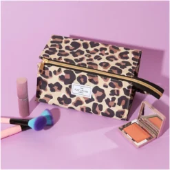 The Flat Lay Co. Open Flat Box Bag - Leopard Print -Fashion Cosmetics Store 13308342 6715045690965437