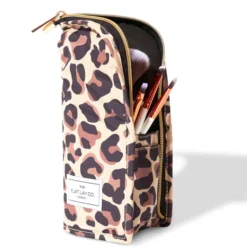 The Flat Lay Co. Standing Brush Case - Leopard Print -Fashion Cosmetics Store 13308348 1555045691807234
