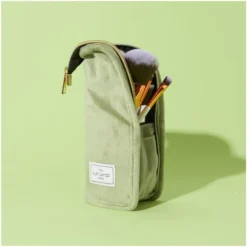 The Flat Lay Co. Standing Brush Case - Green Velvet -Fashion Cosmetics Store 13308351 1015045692548654