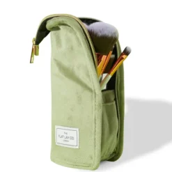 The Flat Lay Co. Standing Brush Case - Green Velvet -Fashion Cosmetics Store 13308351 1485045692466085