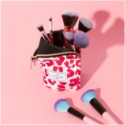 The Flat Lay Co. Standing Brush Case - Pink Leopard -Fashion Cosmetics Store 13308352 1235045692892658