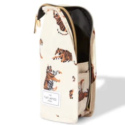 The Flat Lay Co. Standing Brush Case - Beige Tigers -Fashion Cosmetics Store 13308353 4925045693006769