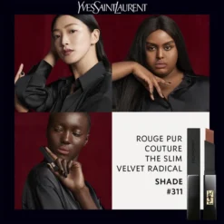 Yves Saint Laurent Rouge Pur Couture The Slim Velvet Radical Lipstick 31g (Various Shades) -Fashion Cosmetics Store 13451469 1624938976815777