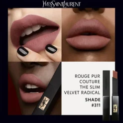 Yves Saint Laurent Rouge Pur Couture The Slim Velvet Radical Lipstick 31g (Various Shades) -Fashion Cosmetics Store 13451469 2114938976867104