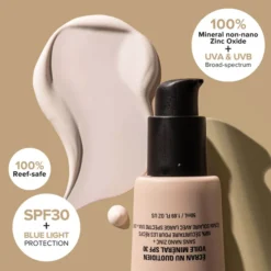 NUDESTIX Nudescreen Daily Mineral Veil SPF30 50ml (Various Shades) -Fashion Cosmetics Store 13534988 1604928318515206