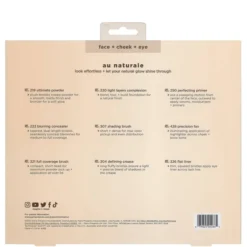 Real Techniques Au Naturale Complete Brush Kit (Worth £75.91) -Fashion Cosmetics Store 13625483 2034930743082458