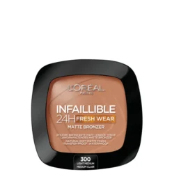 L'Oréal Paris Infallible 24H Longwear Soft Matte Bronzer 90ml (Various Shades)