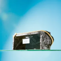 The Flat Lay Co. Open Flat Makeup Jelly Box Bag - Black Tropical 10 The Flat Lay Co. Open Flat Makeup Jelly Box Bag - Black Tropical -Fashion Cosmetics Store 13834089 6984964326150530