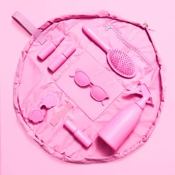 The Flat Lay Co. Open Flat Makeup Bag - Pink Leather Monochrome 12 The Flat Lay Co. Open Flat Makeup Bag - Pink Leather Monochrome -Fashion Cosmetics Store 13834096 3714982480634426