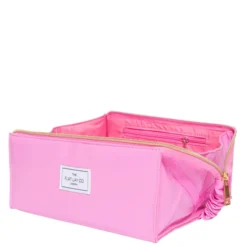 The Flat Lay Co. Open Flat Makeup Box Bag - Pink Leather Monochrome 10 The Flat Lay Co. Open Flat Makeup Box Bag - Pink Leather Monochrome -Fashion Cosmetics Store 13834097 1084982479087815