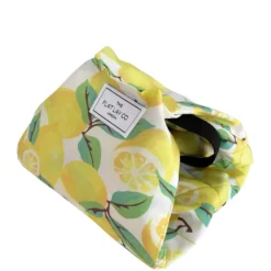 The Flat Lay Co. Open Flat Makeup Bag - Lemons -Fashion Cosmetics Store 13834113 5884973686909758