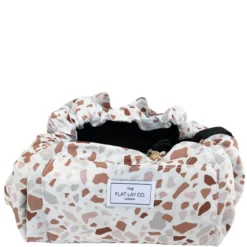 The Flat Lay Co. Open Flat Makeup Bag - Terrazzo -Fashion Cosmetics Store 13834128 4074973685565590
