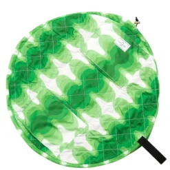 The Flat Lay Co. Open Flat Makeup Bag - Vibey Green -Fashion Cosmetics Store 14017833 1815022422560263