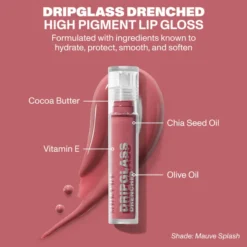 Morphe Dripglass Drenched High Pigment Lip Gloss 3.8ml (Various Shades) -Fashion Cosmetics Store 14767088 2045067191563461