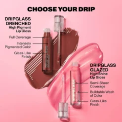 Morphe Dripglass Drenched High Pigment Lip Gloss 3.8ml (Various Shades) -Fashion Cosmetics Store 14767088 6275067191450076